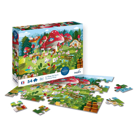 Mouse Village 54 Piece Jigsaw Puzzle by Sentosphere - 2