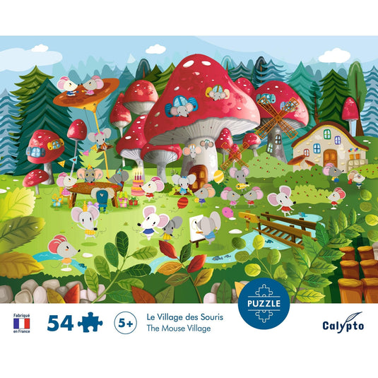 Mouse Village 54 Piece Jigsaw Puzzle by Sentosphere - 3