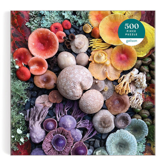 Shrooms in Bloom 500 Piece Jigsaw Puzzle by Galison - 2