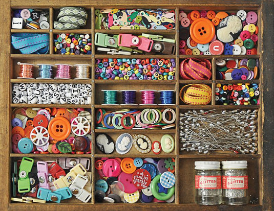 The Sewing Box 500 Piece Jigsaw Puzzle by Springbok - 1