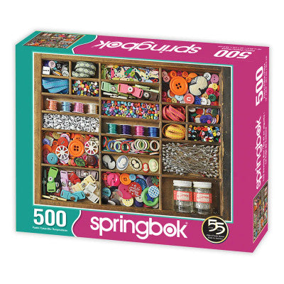 The Sewing Box 500 Piece Jigsaw Puzzle by Springbok - 2