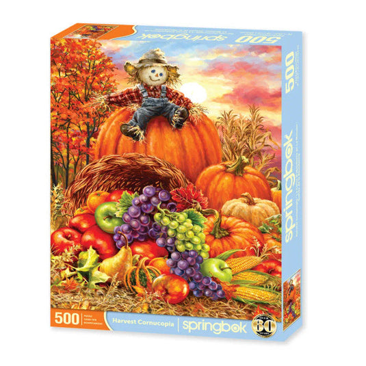 Harvest Cornucopia 500 Piece Jigsaw Puzzle by Springbok - 2