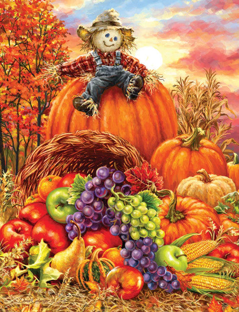 Harvest Cornucopia 500 Piece Jigsaw Puzzle by Springbok - 1