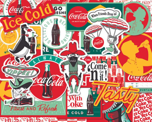 Coca-Cola When Friends Drop In 500 Piece Jigsaw Puzzle by Springbok - 1