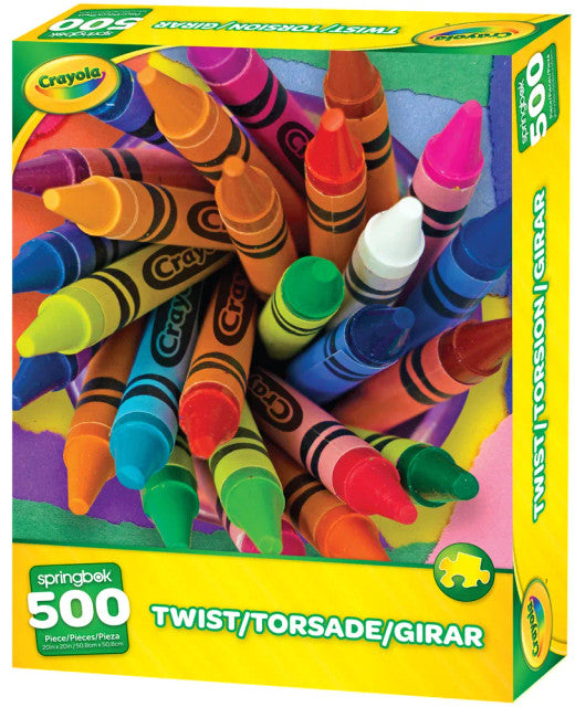 Crayola Twist 500 Piece Jigsaw Puzzle by Springbok - 2