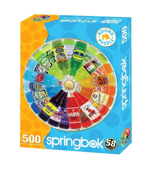 Carbonated Colors 500 Piece Jigsaw Puzzle by Springbok - 2