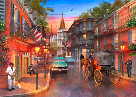 Bourbon Street 1000 Piece Jigsaw Puzzle by Springbok - 1