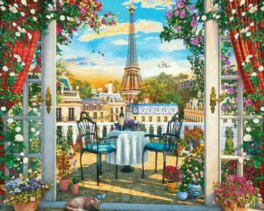 Luxurious Lookout 1000 Piece Jigsaw Puzzle by Springbok - 1