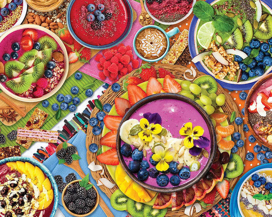 Smoothie Bowls 1000 Piece Jigsaw Puzzle by Springbok - 1