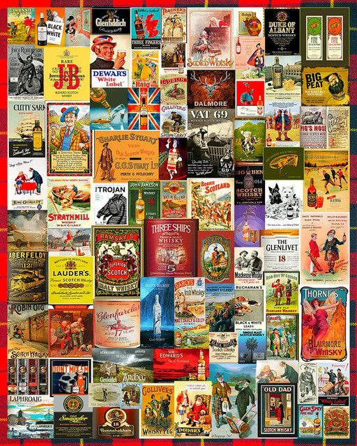 Whiskey & Scotch 1000 Piece Jigsaw Puzzle by Springbok - 1