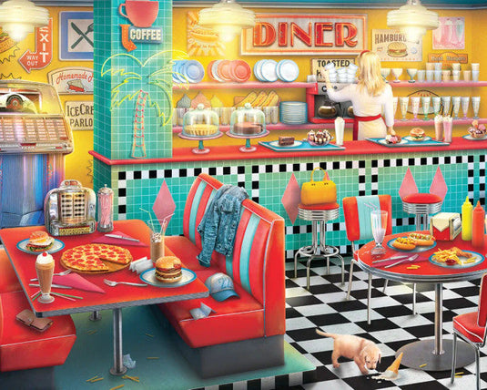 Diner 1000 Piece Jigsaw Puzzle by Springbok - 1