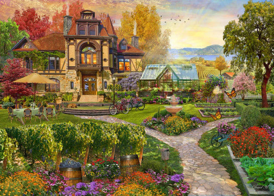 Vineyard Retreat 1500 Piece Jigsaw Puzzle by Springbok - 1