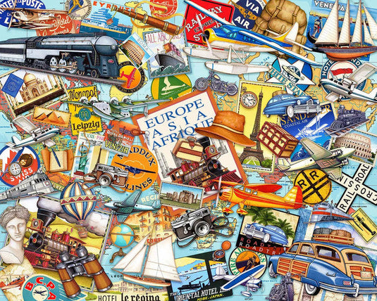 Wanderlust 2000 2000 Piece Jigsaw Puzzle by Springbok - 1