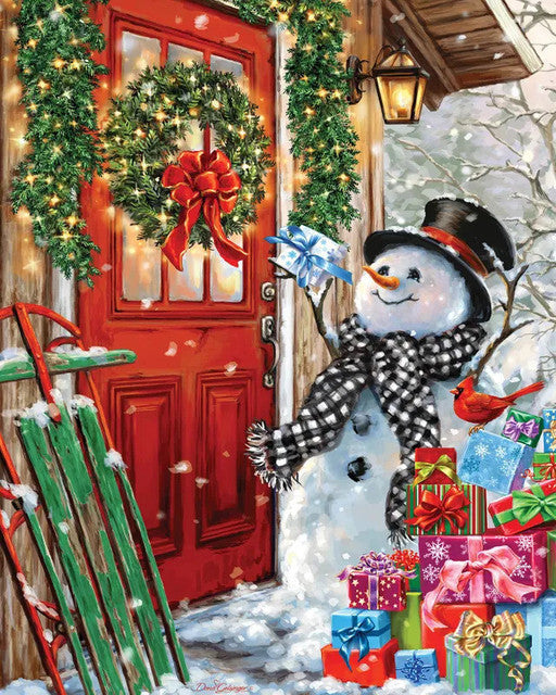 Delivering Gifts 1000 Piece Jigsaw Puzzle by Springbok - 1