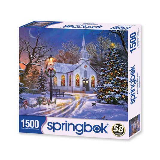 Winters Evening 1500 Piece Jigsaw Puzzle by Springbok - 2