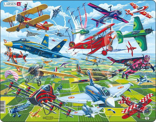 Airshow 64 Piece Jigsaw Puzzle by Springbok - 1