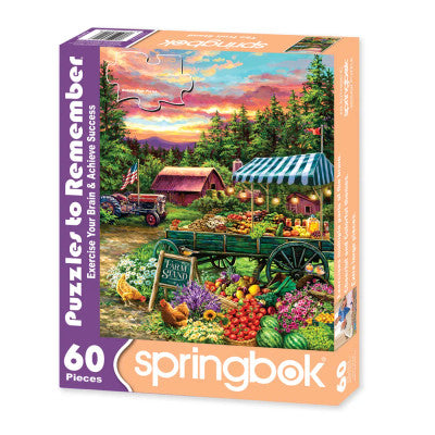 The Fruit Stand 60 Piece Jigsaw Puzzle by Springbok - 2