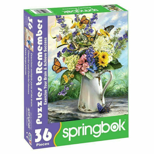 Butterfly Blossom 36 Piece Jigsaw Puzzle by Springbok - 2