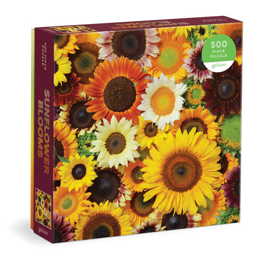 Sunflower Blooms 500 Piece Jigsaw Puzzle by Galison - 1