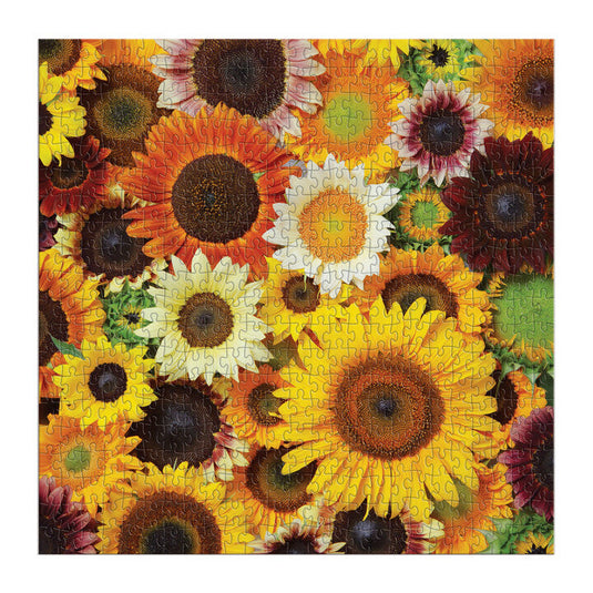 Sunflower Blooms 500 Piece Jigsaw Puzzle by Galison - 3