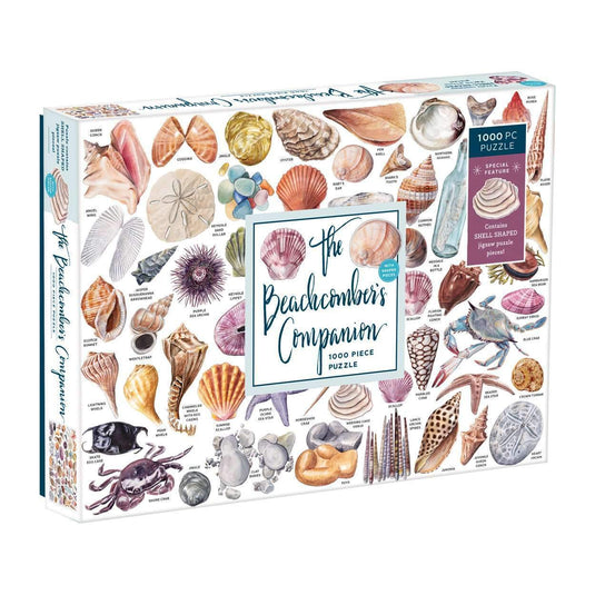 The Beachcomber's Companion 1000 Piece Shaped Jigsaw Puzzle by Galison - 1