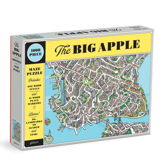 The Big Apple 1000 Piece Jigsaw Puzzle by Galison - 1