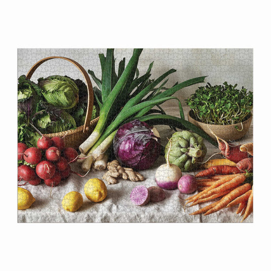 The Greenmarket Table 1500 Piece Jigsaw Puzzle by Galison - 3