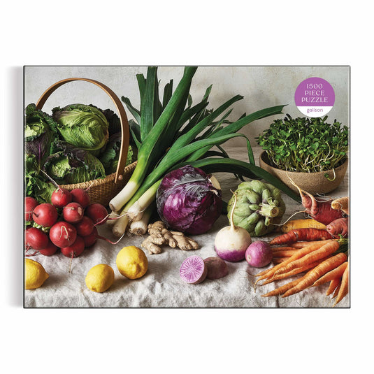 The Greenmarket Table 1500 Piece Jigsaw Puzzle by Galison - 2