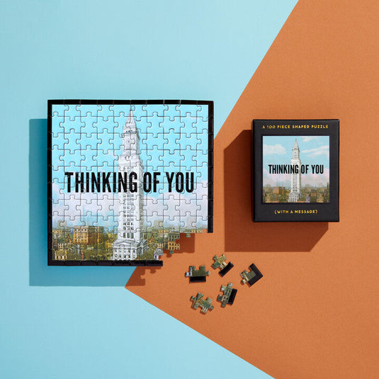 Thinking Of You 100 Piece Shaped Jigsaw Puzzle by Galison - 2