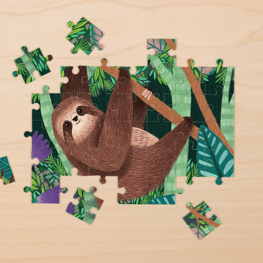 Three-Toed Sloth Mini Puzzle by Galison - 4