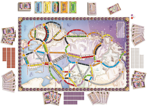 Ticket To Ride: Nordic Countries Board Game by Days Of Wonder