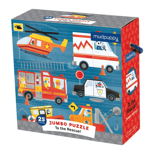 To The Rescue 25 Piece Jigsaw Puzzle by Galison - 1