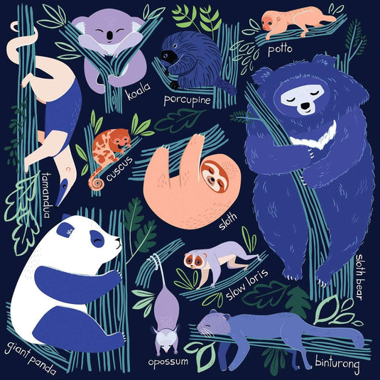 Tree-dwelling Slowpokes 500 Piece Family Puzzle by Galison - 2