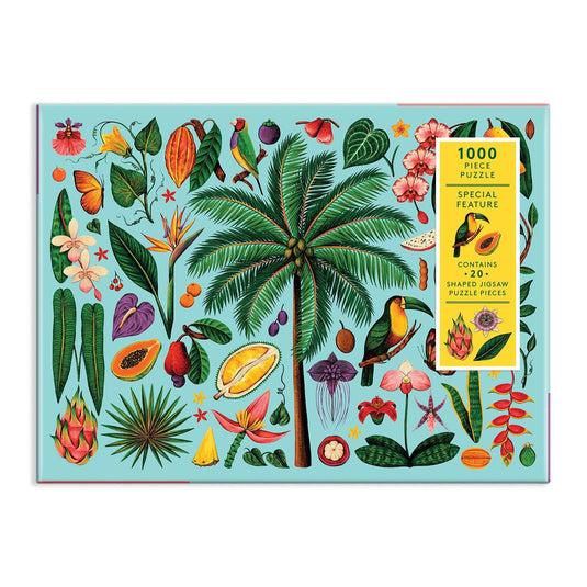 Tropics 1000 Piece Shaped Jigsaw Puzzle by Galison - 2