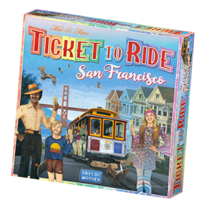 Ticket To Ride Cities: San Francisco Board Game by Days Of Wonder