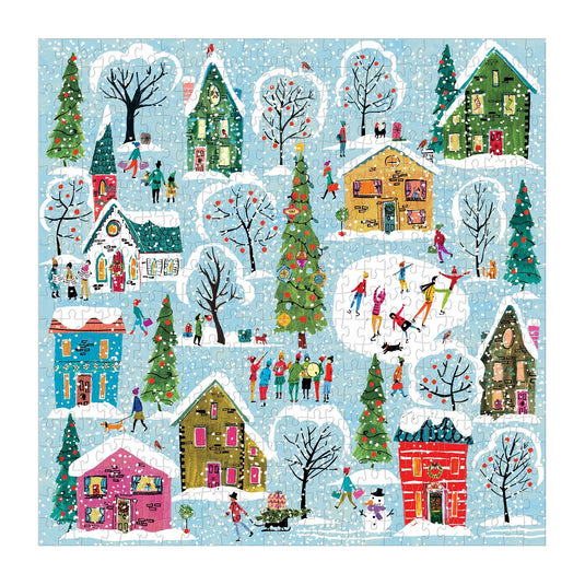 Twinkle Town 500 Piece Jigsaw Puzzle by Galison - 3