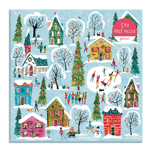 Twinkle Town 500 Piece Jigsaw Puzzle by Galison - 2