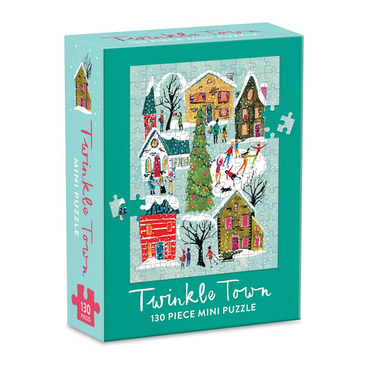 Twinkle Town 130 Piece Mini Jigsaw Puzzle by Galison