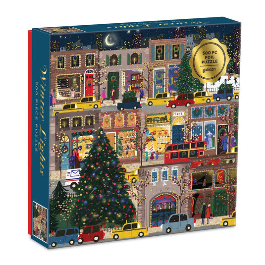 Winter Lights 500 Piece Jigsaw Puzzle by Galison - 1