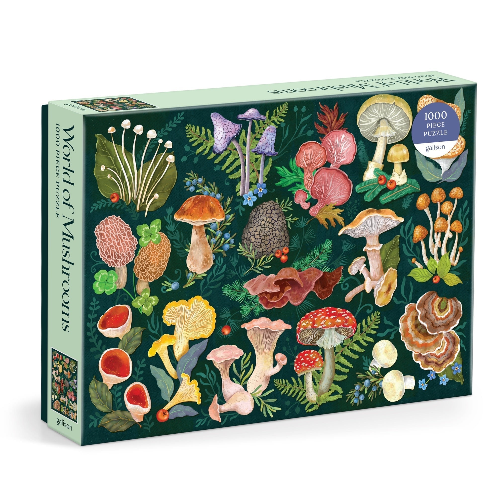 World of Mushrooms 1000 Piece Jigsaw Puzzle by Galison