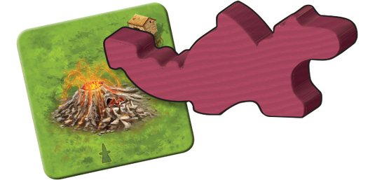Carcassonne: Expansion #3 The Princess & The Dragon Board Game Expansion by Z-Man Games
