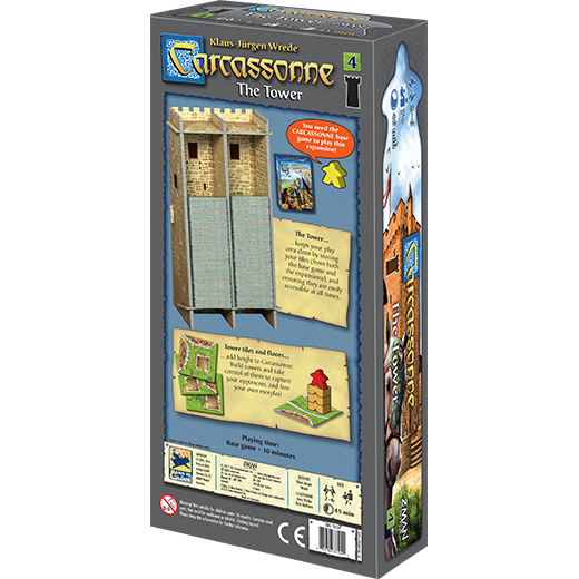 Carcassonne: Expansion #4 The Tower Board Game Expansion by Z-Man Games