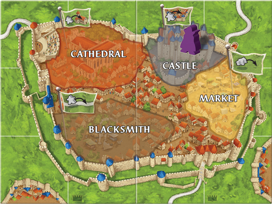 Carcassonne: Expansion #6 Count, King & Robber Board Game Expansion by Z-Man Games