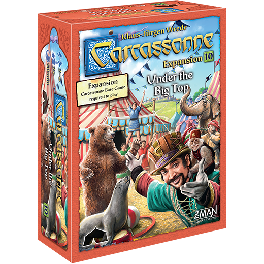 Carcassonne: Expansion #10 Under The Big Top Board Game Expansion by Z-Man Games